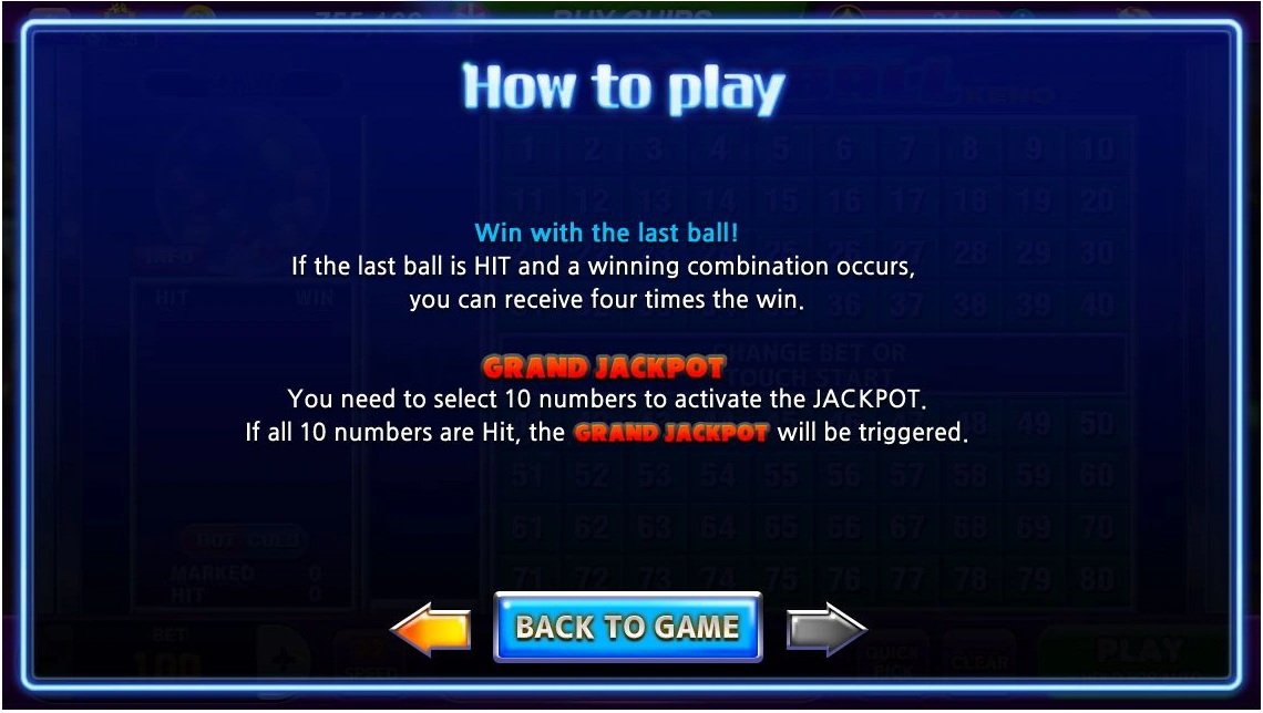 Maxball · Guide screen 4