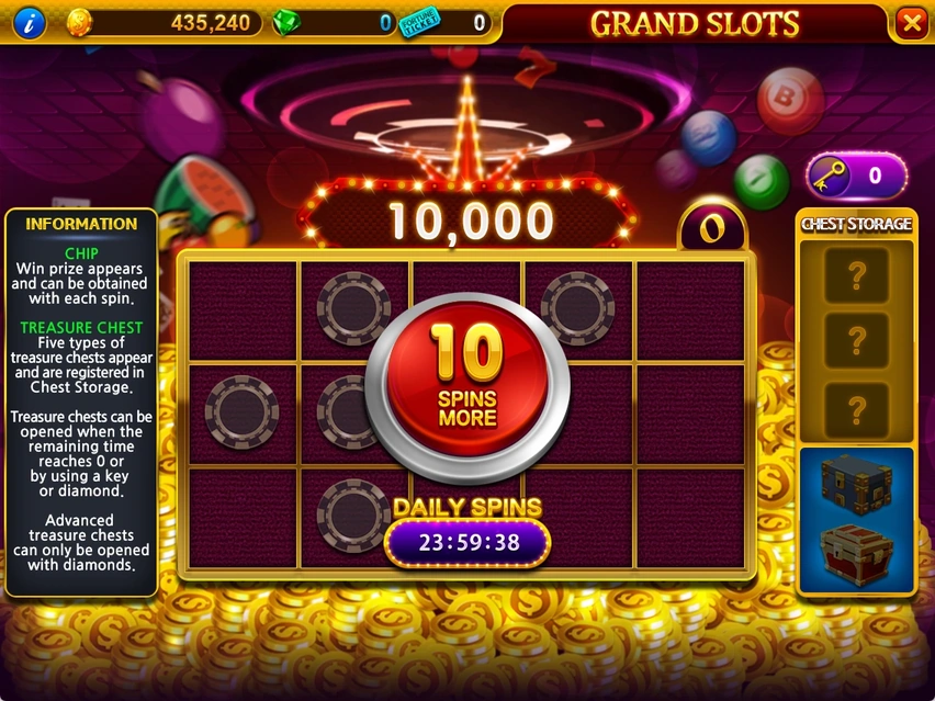 GRAND SLOTS · Bonus slots