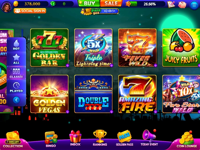 CLASSIC · Classic slots