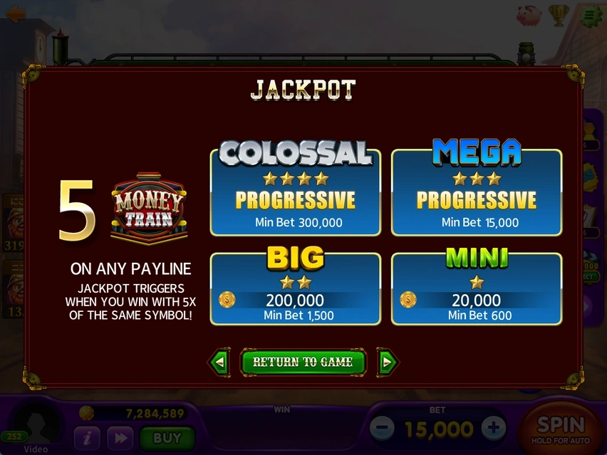 JACKPOT · Jackpots