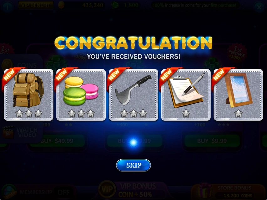 Voucher reward notice