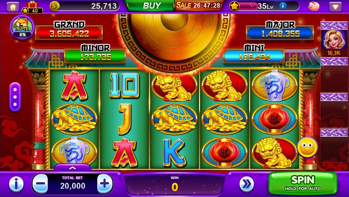 Great Gong · Game screen