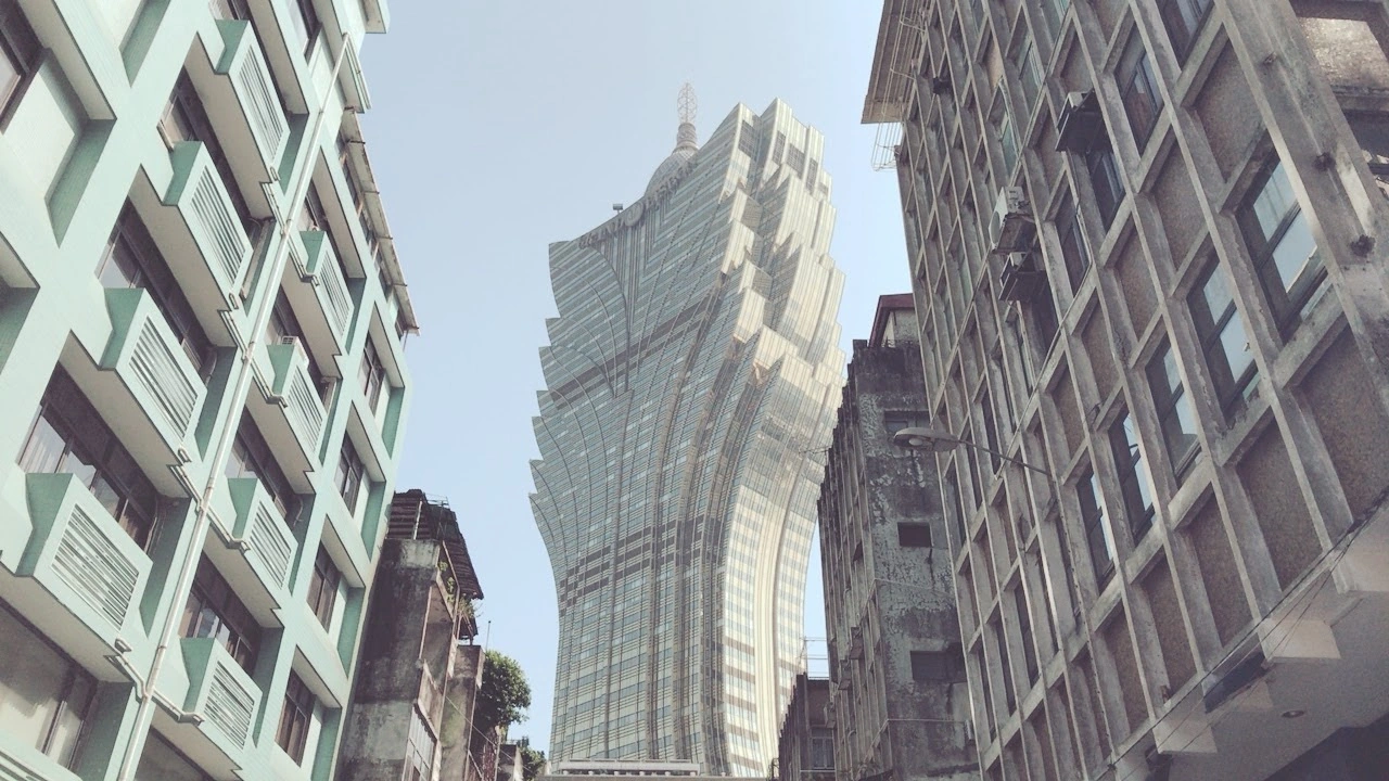 Macau street scenery